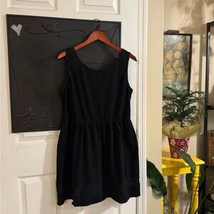 Mossimo Supply Co. Classic Black Mini 2010s Skater Dress, Sleeveless